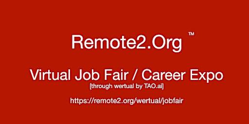 #Remote2dot0 Virtual Job Fair / Career Expo Event #Austin #AUS