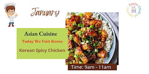 Kids (4-14) In-Person Cooking Class- Korean Spicy Chicken