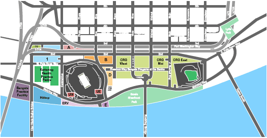 PARKING: Cincinnati Bengals vs. Carolina Panthers