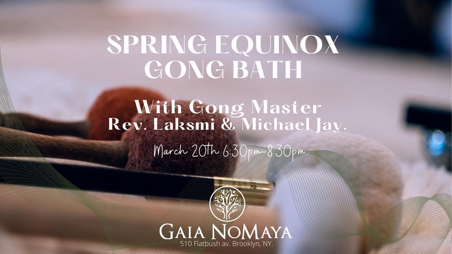 Spring Equinox Gong sound bath