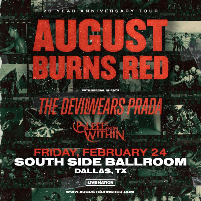 August Burns Red: 20 Year Anniversary Tour