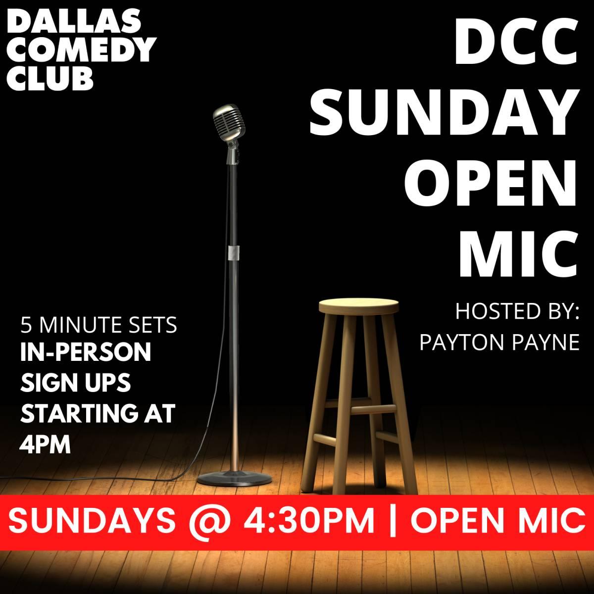 The DCC Sunday Open Mic