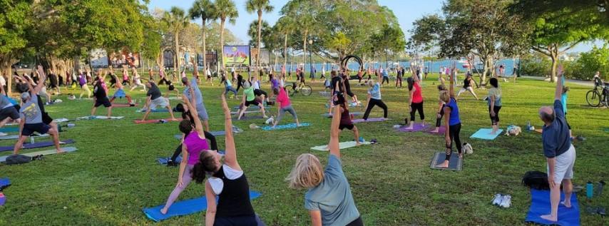 Free Yoga by the Bay with Erin at Bayfront Park