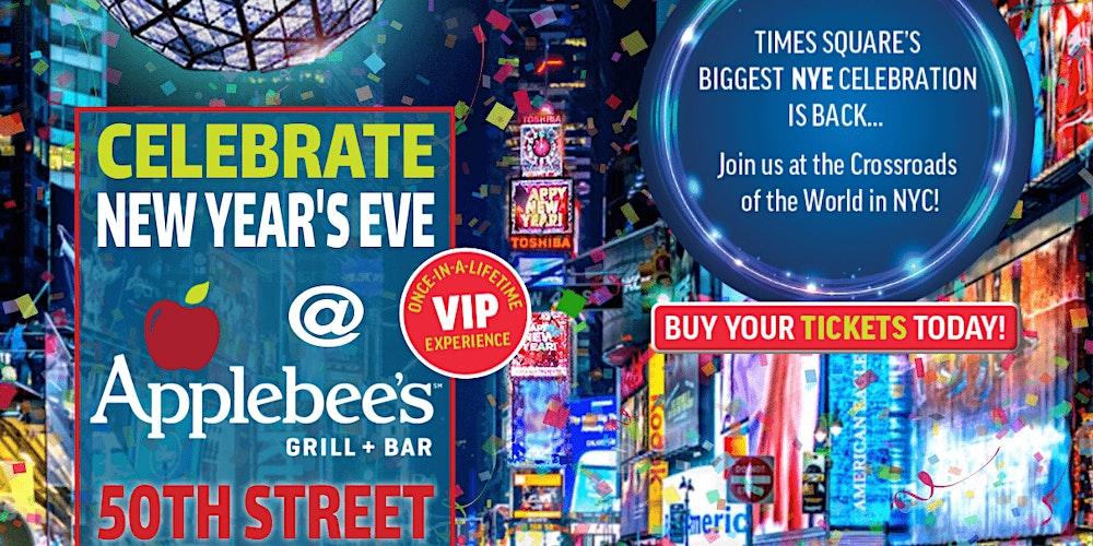 Applebee's 50th Street Times Square NYE 2023