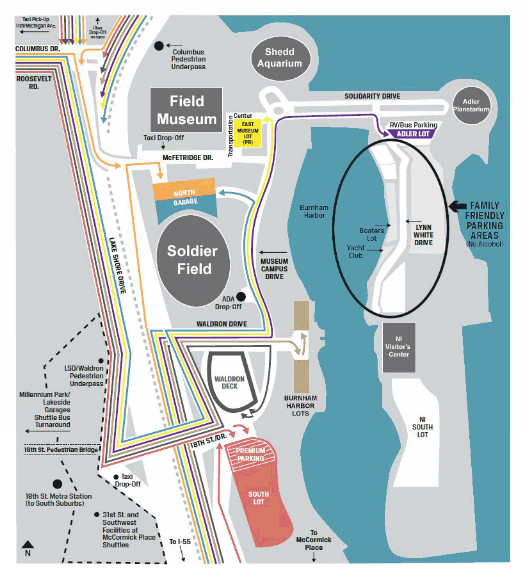 PARKING: Chicago Bears vs. Miami Dolphins