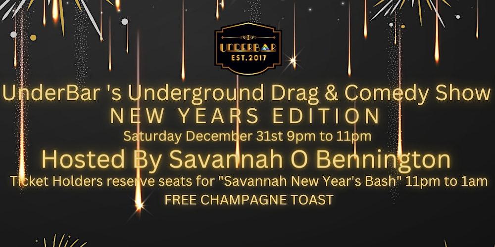 UnderBar's Drag And Comedy Show New Year's Edition