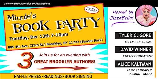 Minnie's BOOK PARTY! Readings, Raffles, Book Signing!  Hosted by Jizzabella