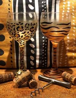 Cats Wine Glasses