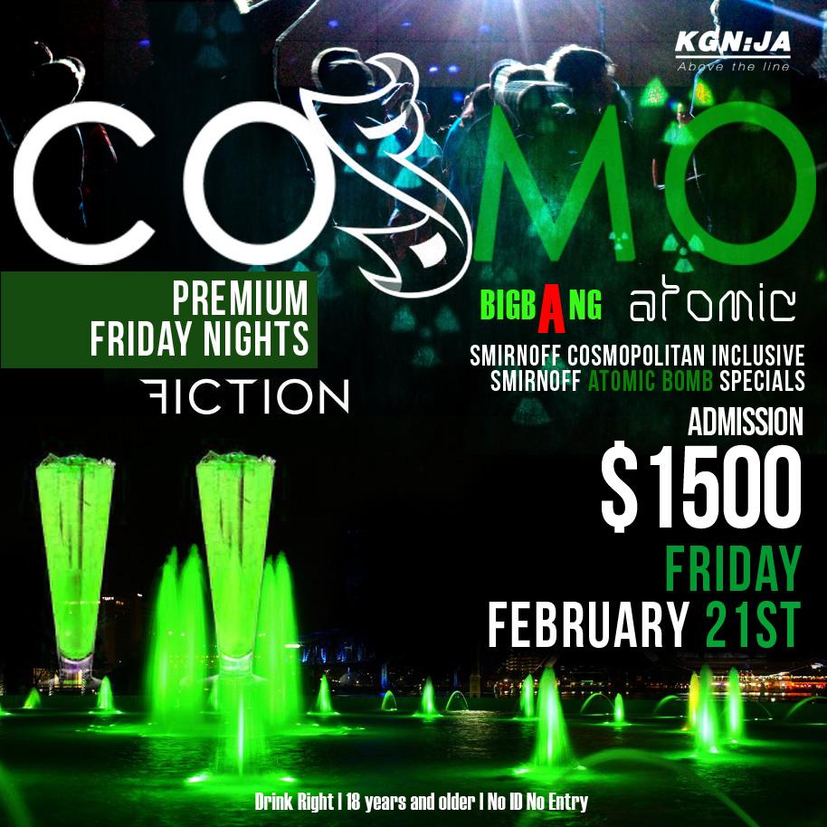 COSMO Fridays at Fiction #BIGBANG