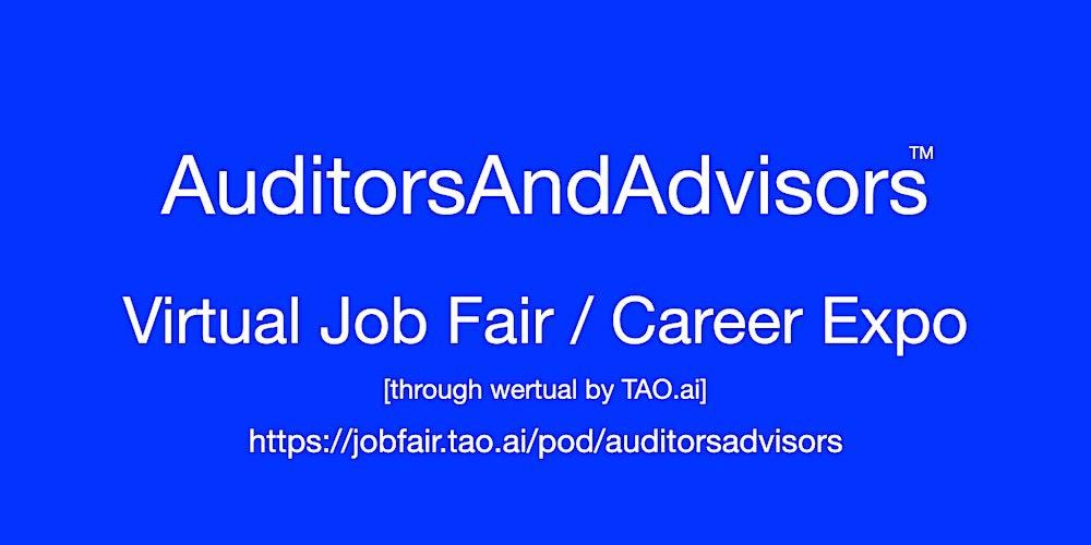 #Auditors and #Advisors Virtual Job Fair / Career Expo Event #CapeCarol