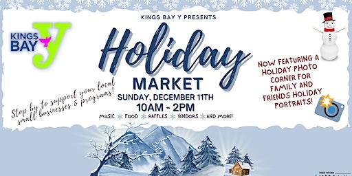 Holiday Market at Kings Bay Y  with a Holiday Portrait Photo corner!