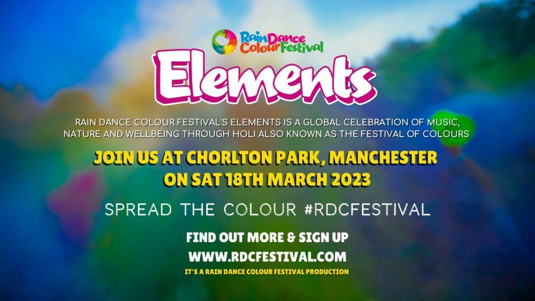 Rain Dance Colour Festival's - Elements | Holi Celebrations | Manchester