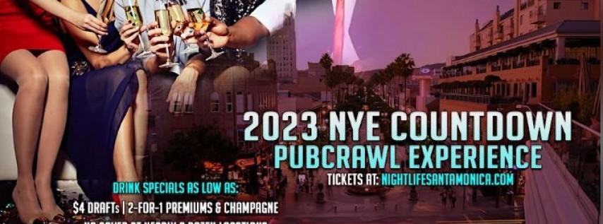 Santa monica new years eve pub crawl party 2023