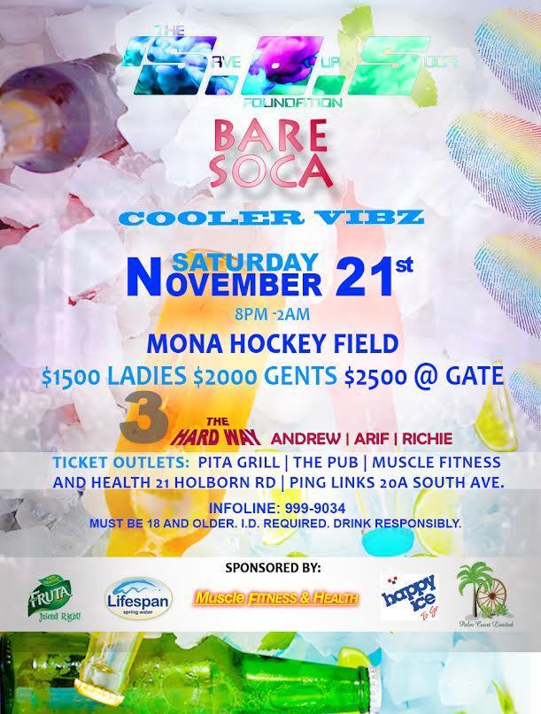 S.O.S Bare SOCA: Cooler Vibz