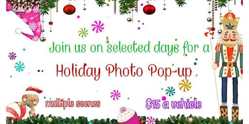 Holiday photo pop-up