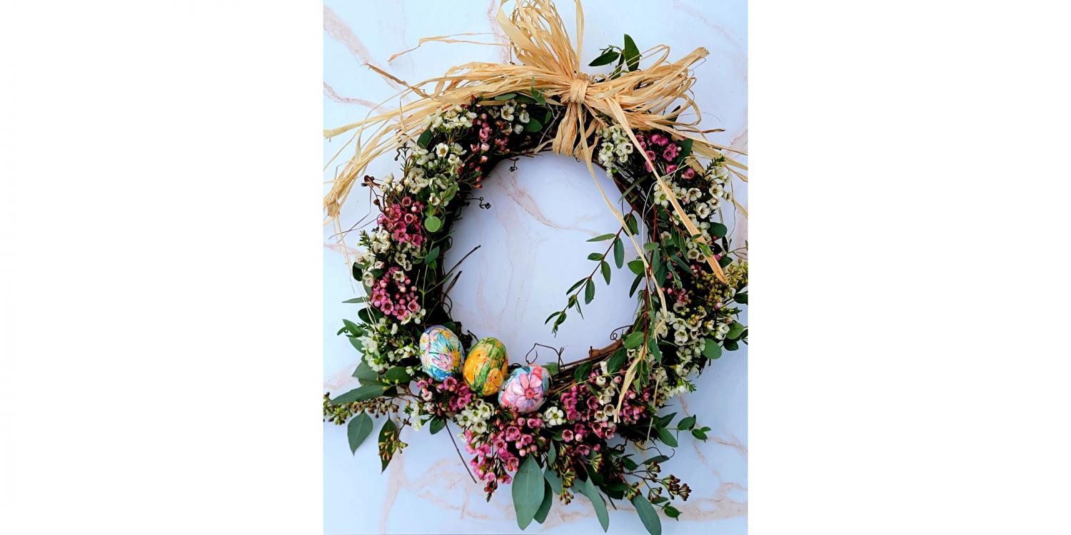 Spring Wine & Wreath at Lauren Ashton Cellars, Wood