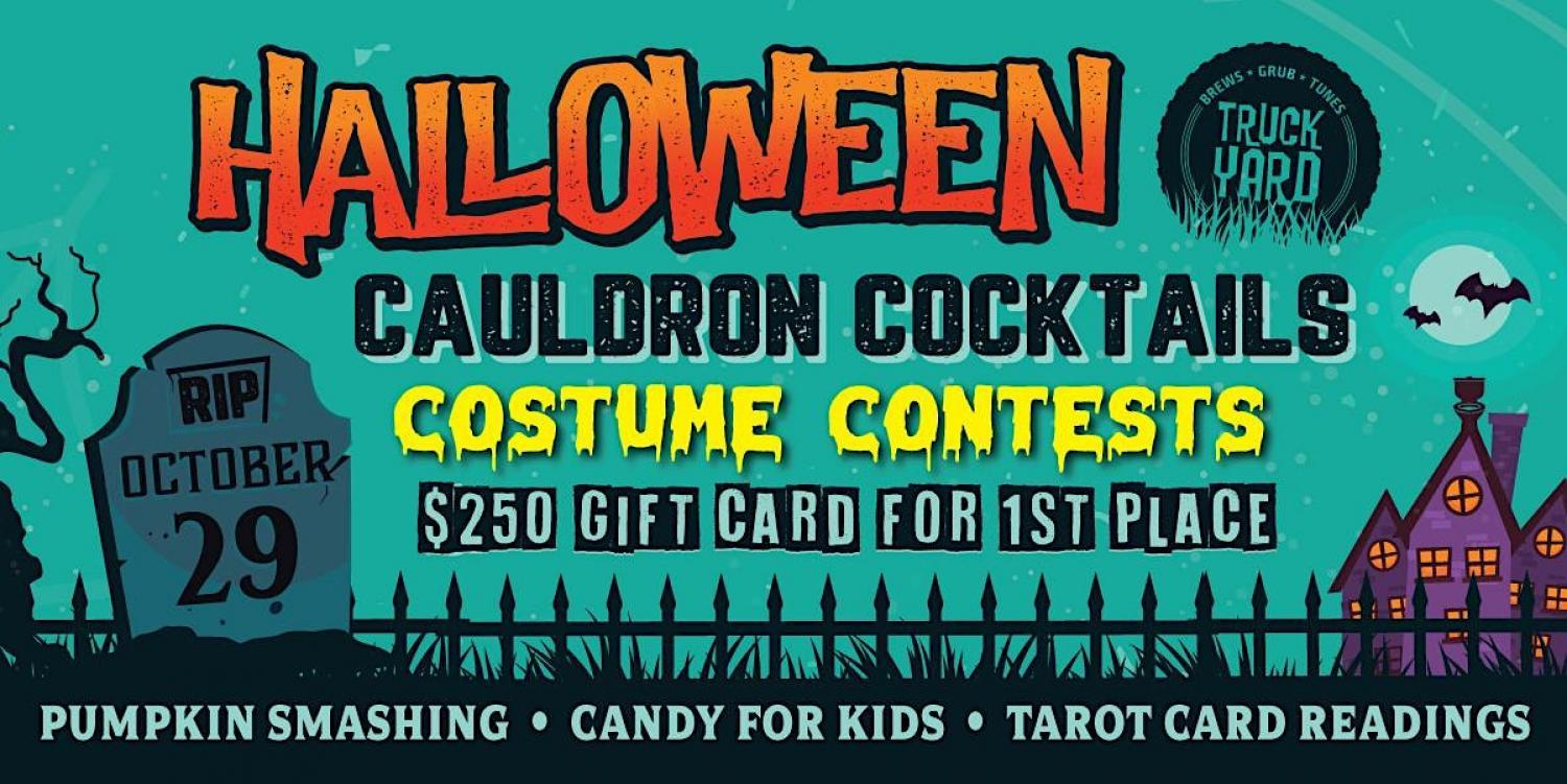 Halloween @ Truck Yard
Sat Oct 29, 11:00 AM - Sat Oct 29, 12:00 PM
in 7 days