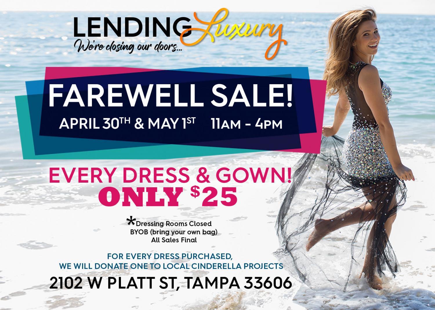 Lending Luxury Farewell Sale