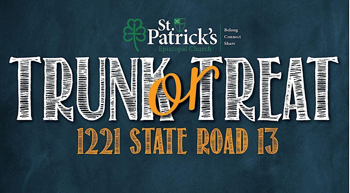 St. Patrick’s Episcopal Trunk or Treat
Sun Oct 30, 7:00 PM - Sun Oct 30, 7:00 PM
in 11 days