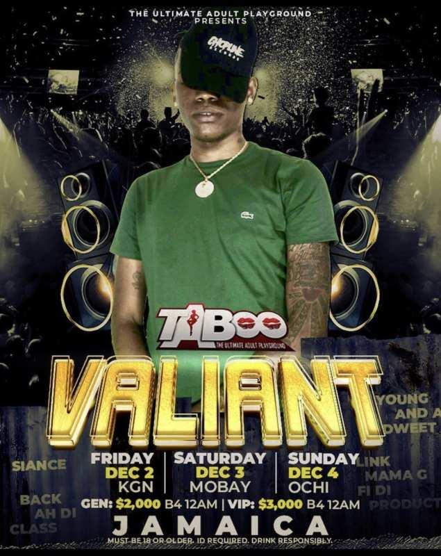 Taboo presents Valiant