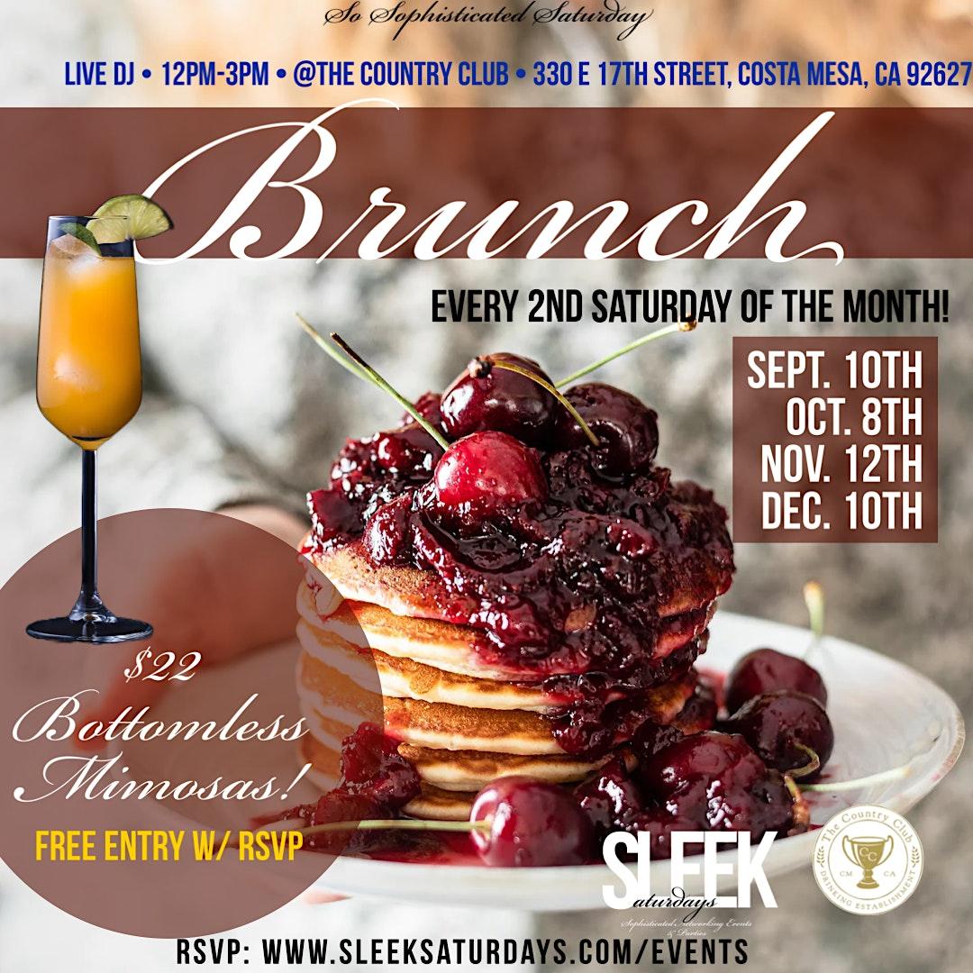 BRUNCH PARTY: So Sophisticated Saturdays
Sat Nov 12, 12:00 PM - Sat Nov 12, 3:00 PM
in 8 days