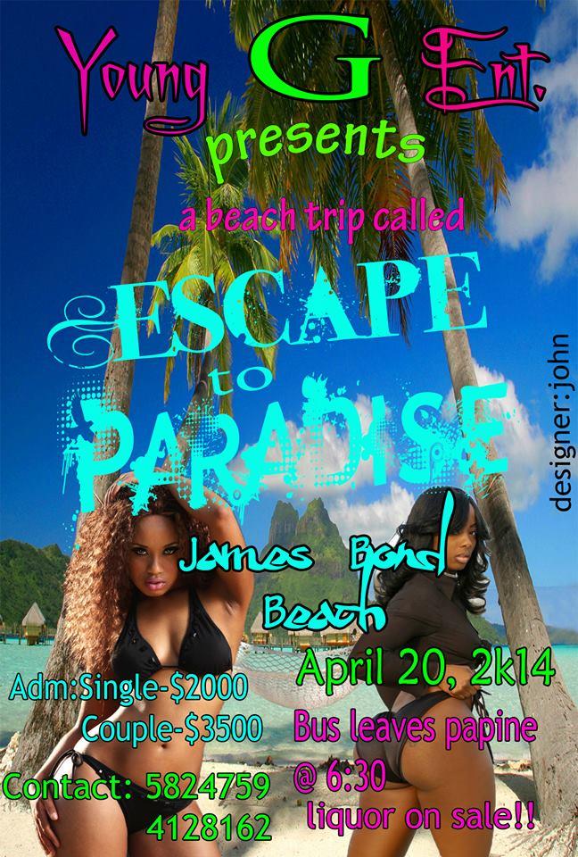 ◤◤◢◤◢◤◢◤◢ "ESCAPE TO PARADISE" ◤◢◤◢◤◢◤◢◤