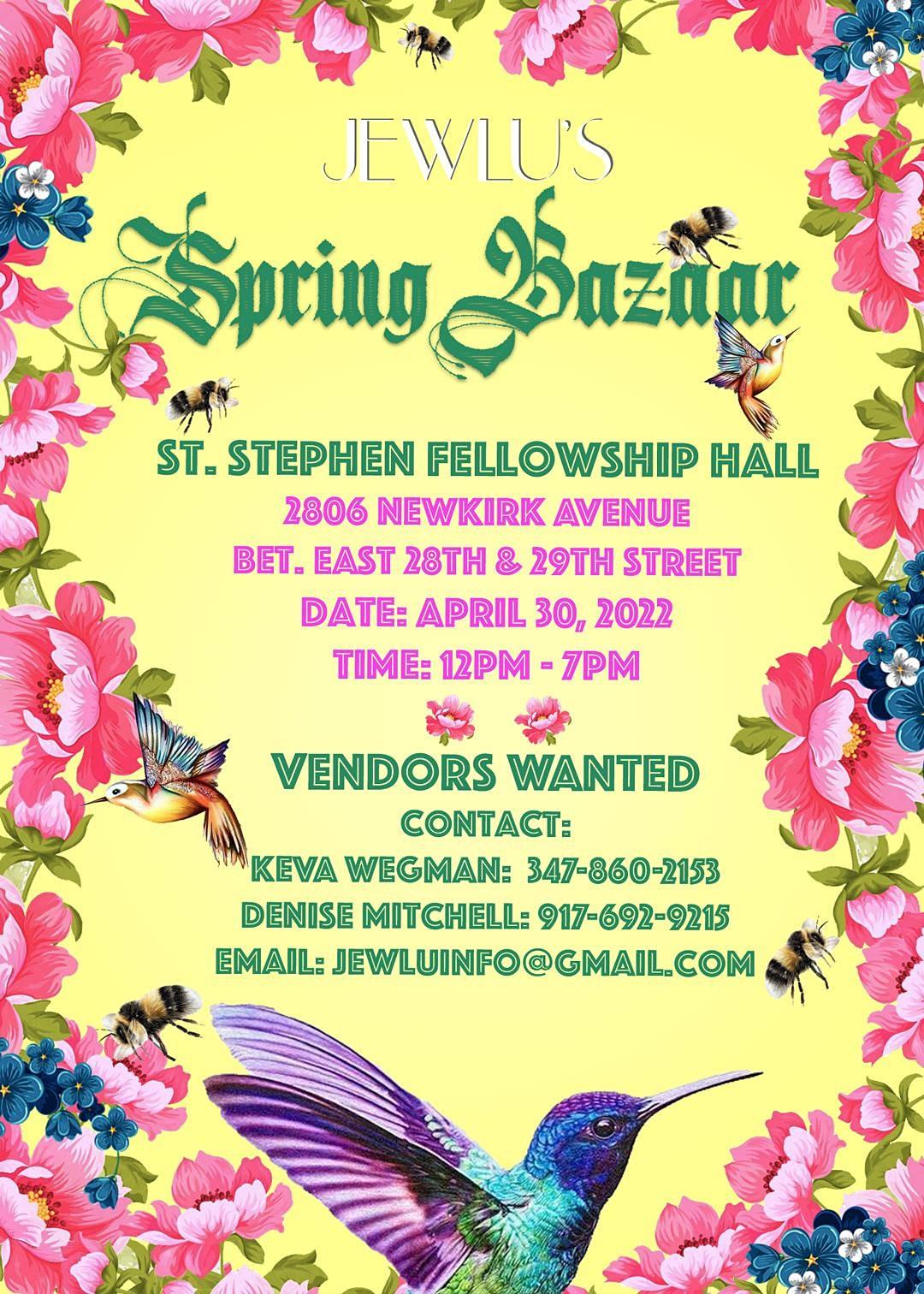 Jewlu's Spring Bazaar