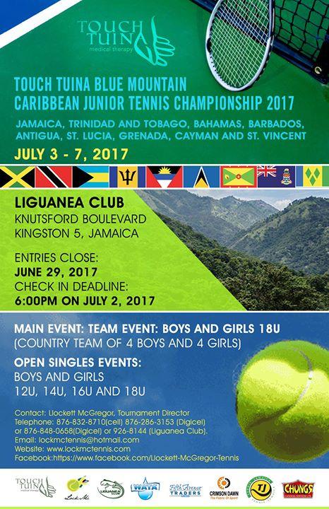 Touch Tuina Blue Mountain Caribbean Junior Tennis Championship