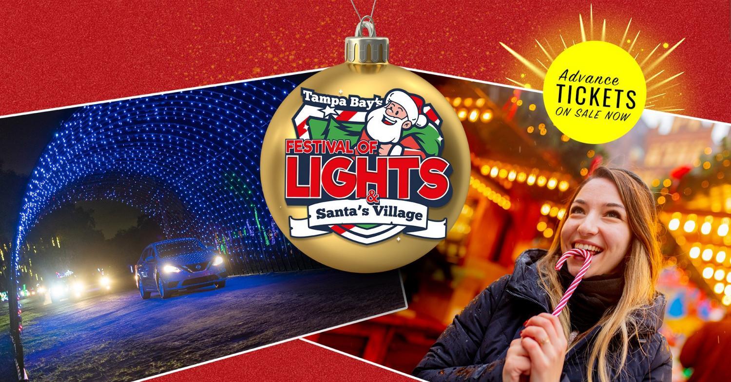 Tampa Bay's Festival Of Lights and Santa's Village