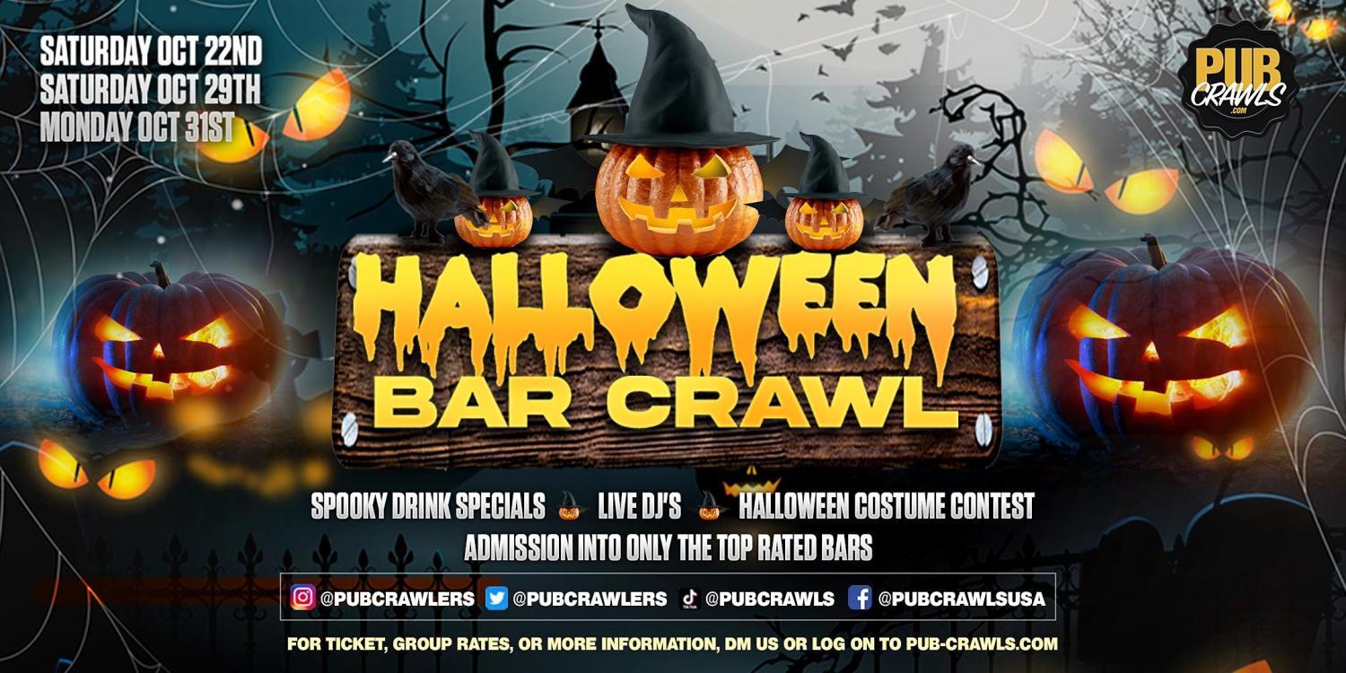 Fort Worth Halloweekend Hangover Bar Crawl
Sat Oct 29, 4:00 PM - Sun Oct 30, 2:00 AM
in 9 days