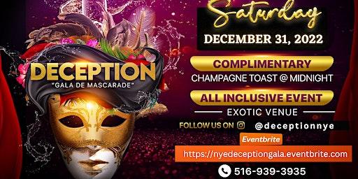 BOOM EVENTS PRESENTS "DECEPTION" NYE MASQUERADE GALA