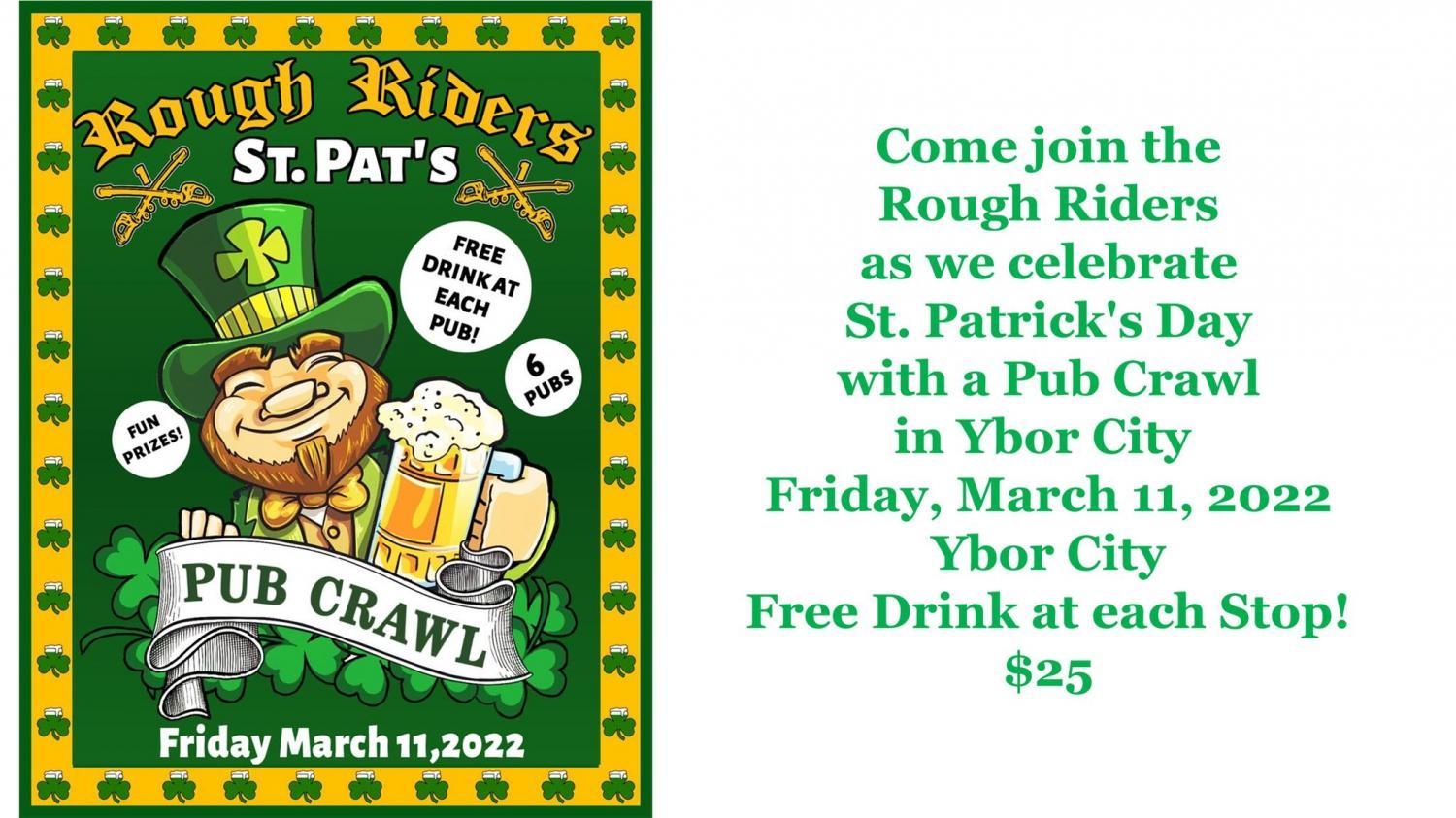 Rough Riders St Pat's Pub Crawl