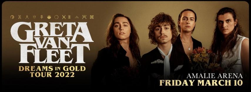 Greta Van Fleet Dreams In Gold Tour