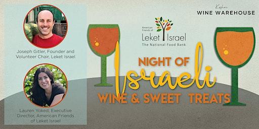 Night of Israeli Wine and Sweet Treats