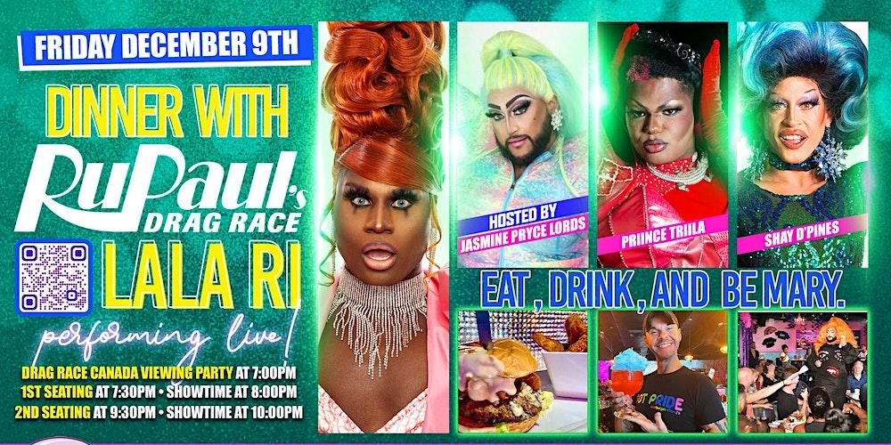 Friday's Dinner And A Drag Show At Hamburger Mary's