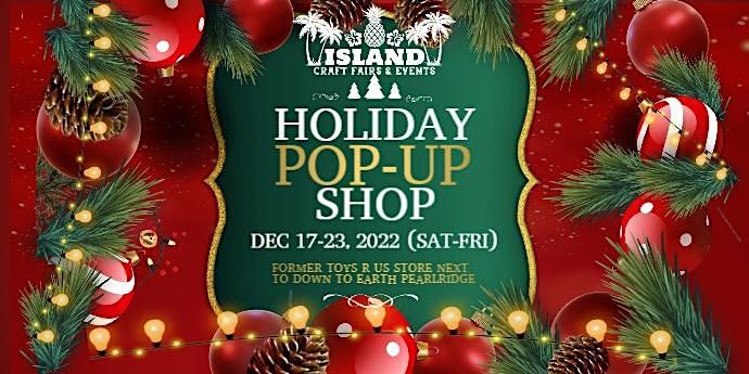 Holiday Pop-up Shop
Sat Dec 17, 10:00 AM - Sat Dec 17, 7:00 PM
in 43 days