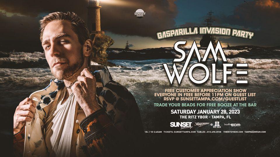 Sam Wolfe - Gasparilla Invasion Party - Free Guest List