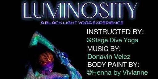 Luminosity  -  A Black Light Yoga Experience