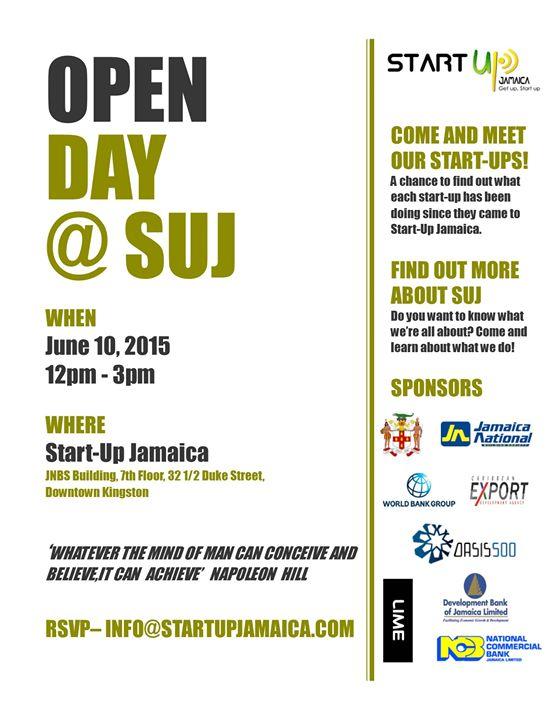 Start-Up Jamaica Open Day