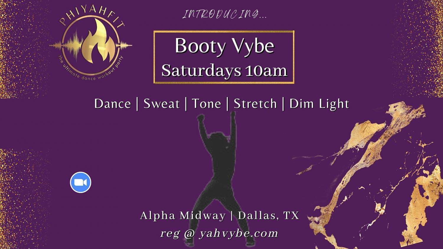 (all new!) Booty Vybe Saturdays! Shake it, Sweat, Tone (also on Zoom)
Sat Oct 29, 10:00 AM - Sat Oct 29, 11:00 AM
in 8 days