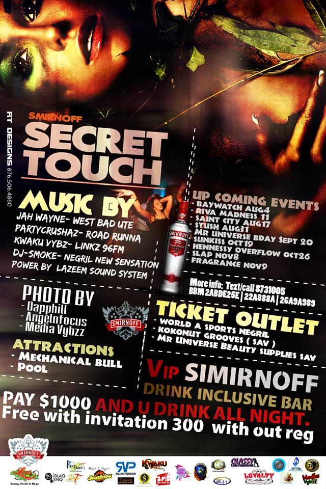 Smirnoff SECRET TOUCH