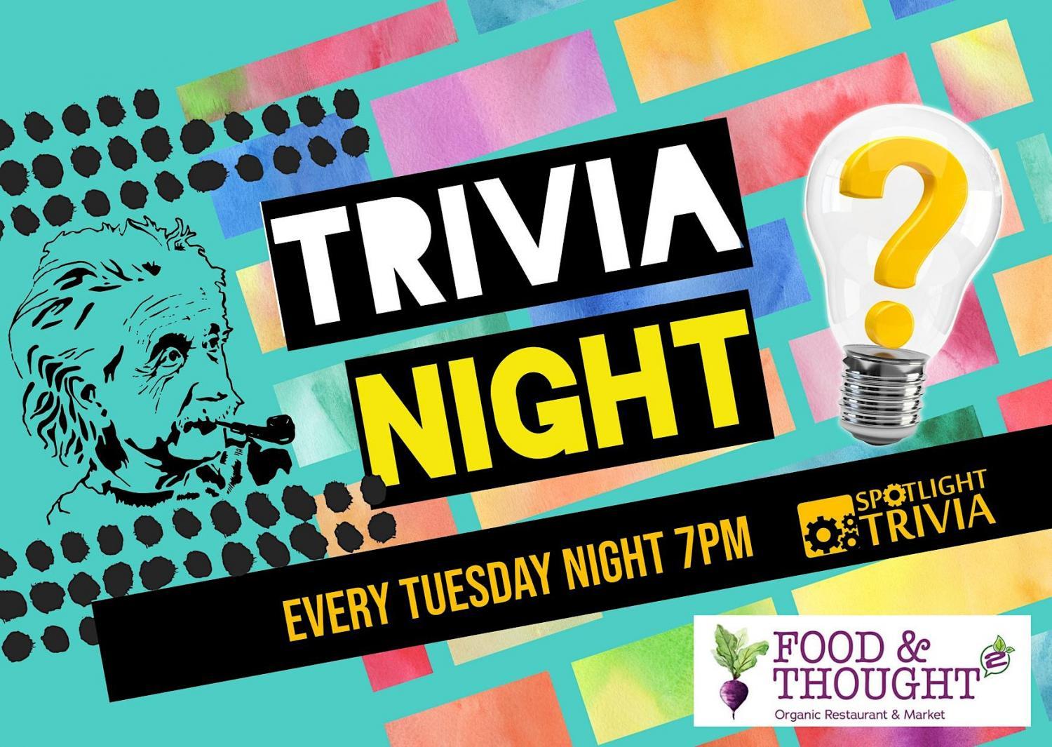 Tuesday Night Trivia Naples
Tue Dec 27, 7:00 PM - Tue Dec 27, 9:00 PM
in 67 days