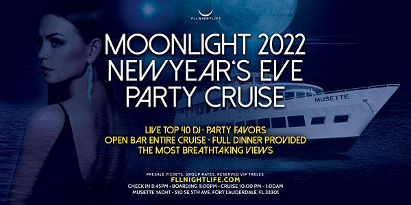 2022 Fort Lauderdale New Year's Eve Party - Pier Pressure Moonlight Cruise