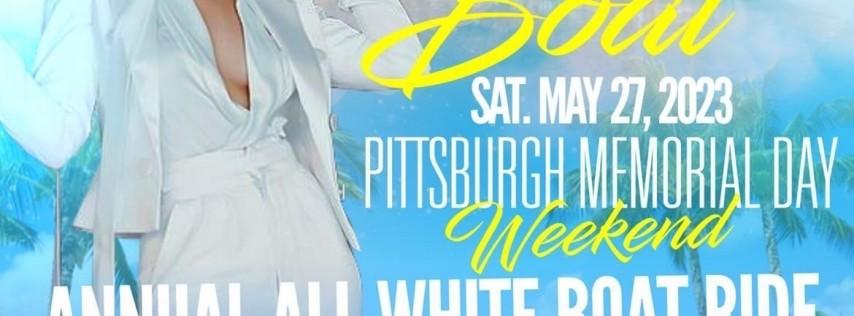 ROCK THE BOAT PITTSBURGH 2023 MEMORIAL DAY WEEKEND ALL WHITE BOAT PARTY