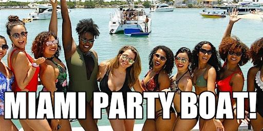 Miami Boat Party - Open Bar - Boat Party Miami - Hiphop Party Boat Miami