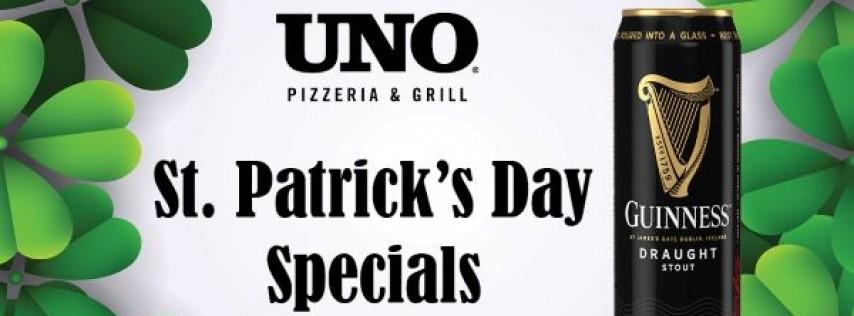 St. Patrick's Day Specials