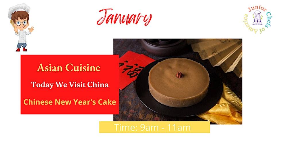 Kids (4-14) In-Person Cooking Class- Chinese New Year Cake