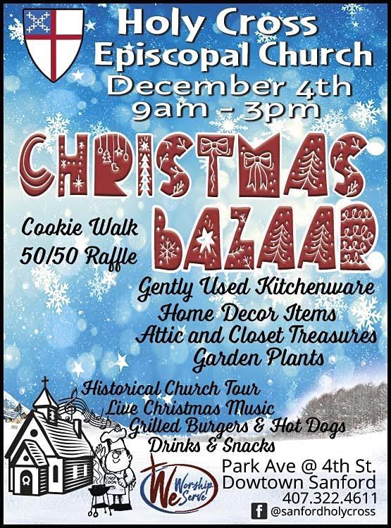 Holy Cross Episcopal Church Bazaar and Christmas Organ Concert