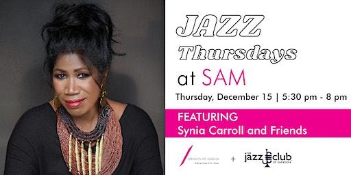 Jazz Thursday : HOLIDAY JAZZ  Featuring  Synia Carroll and Friends