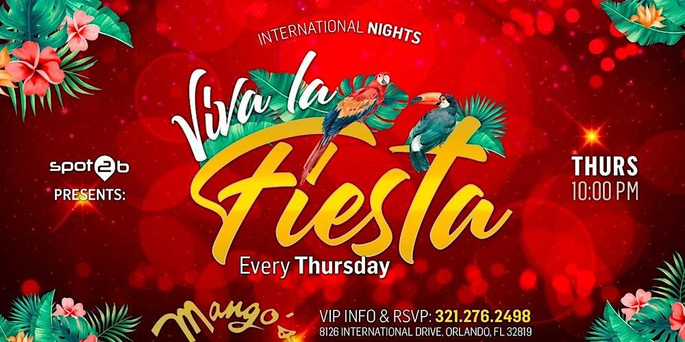 Viva la fiesta thursdays at Mangos Tropical Cafe